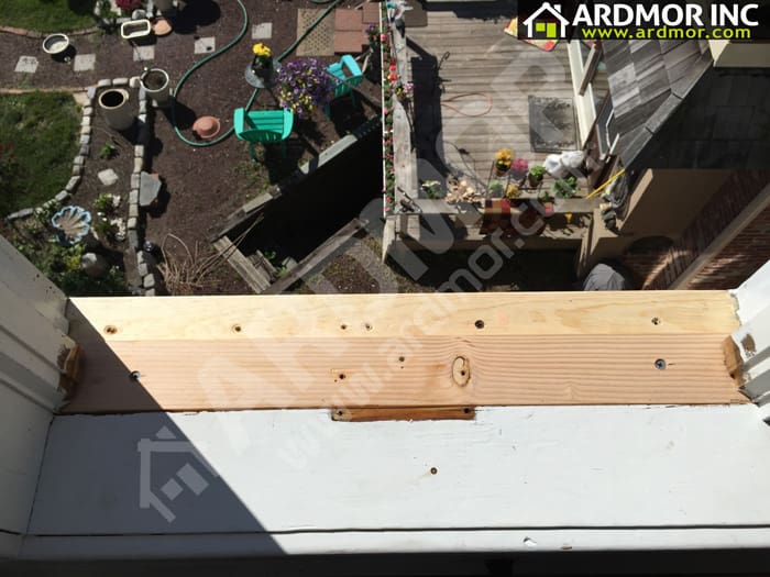 Rotten-Andersen-window-sill-bucks-county,pa-in-process
