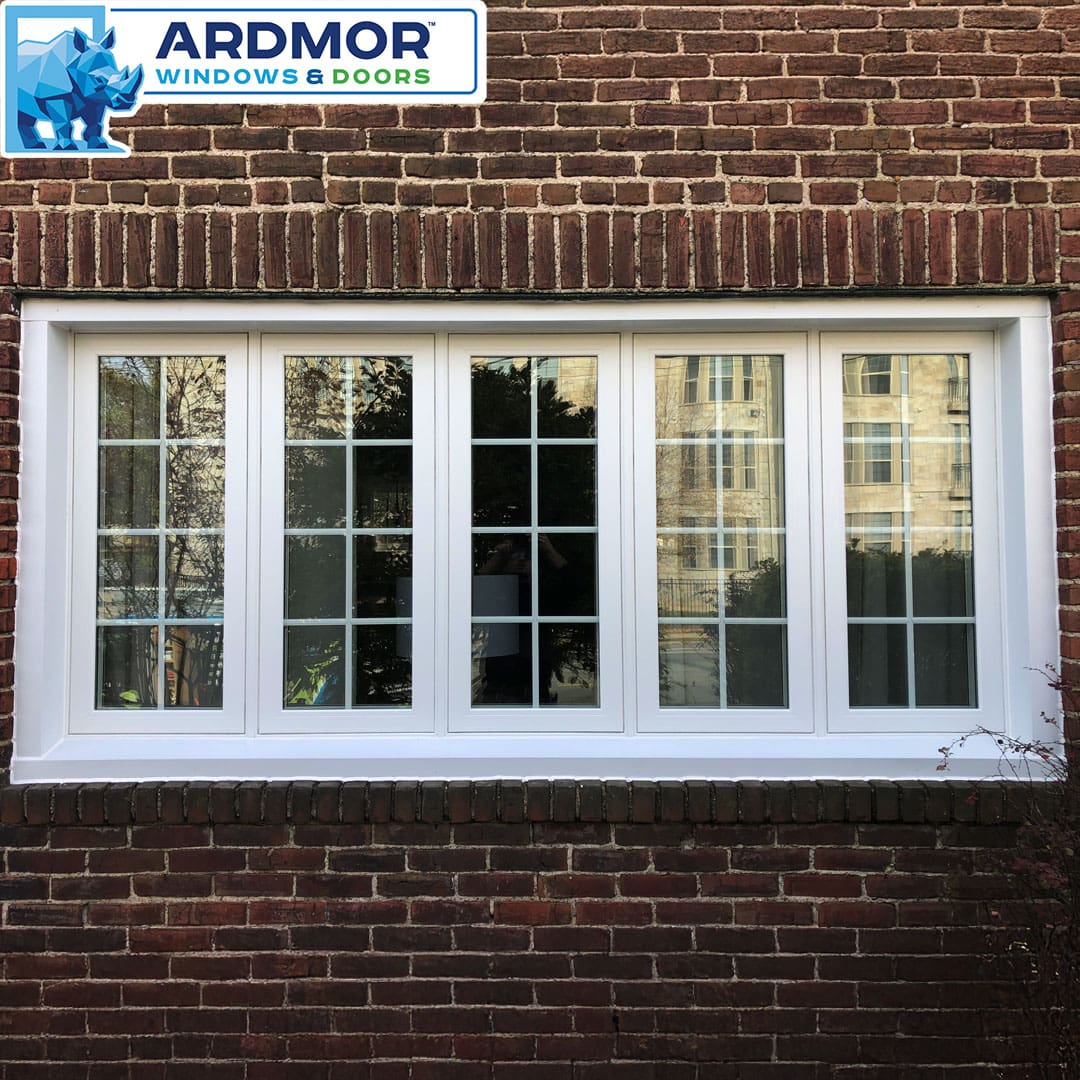 connected vinyl casement