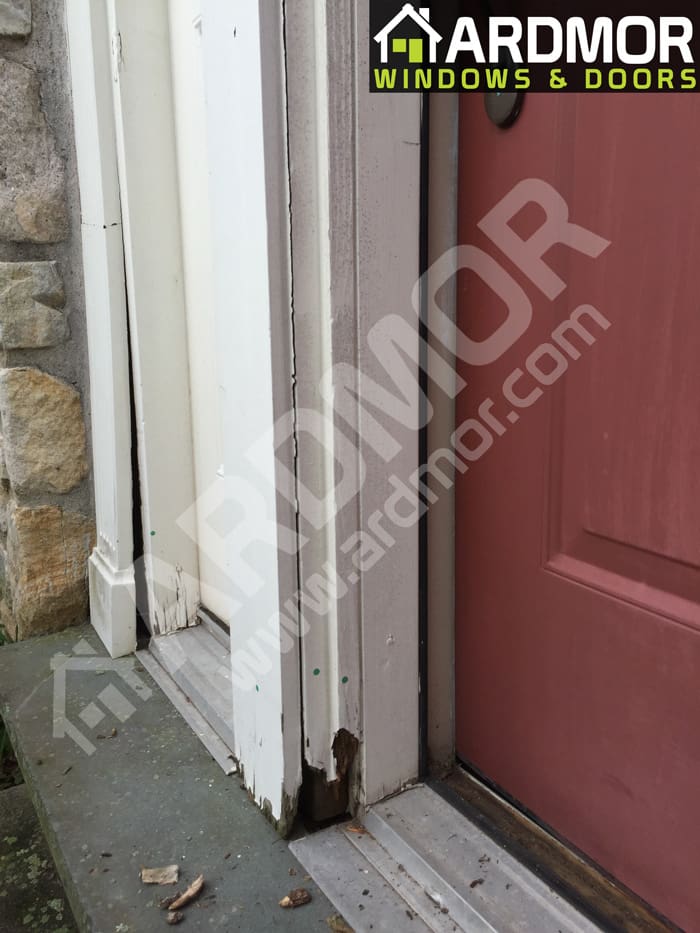 Entry_Door_Frame_Repair_in_Upper_Gwynedd_Township_PA_before Entry_Door_Frame_Repair_in_Upper_Gwynedd_Township_PA_before