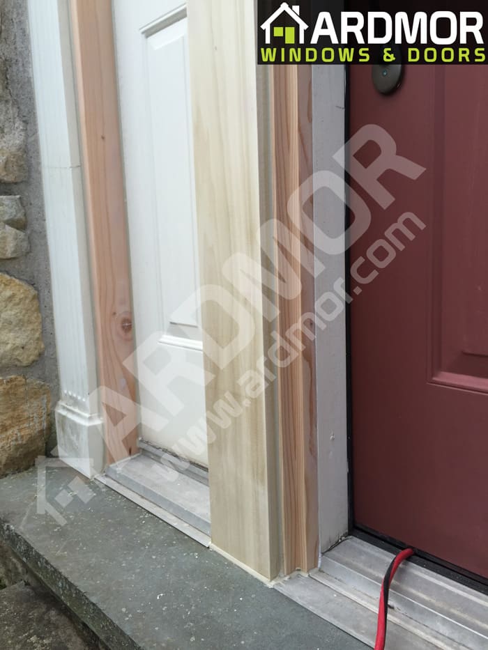 Entry_Door_Frame_Repair_in_Upper_Gwynedd_Township_PA_in_process Entry_Door_Frame_Repair_in_Upper_Gwynedd_Township_PA_in_process