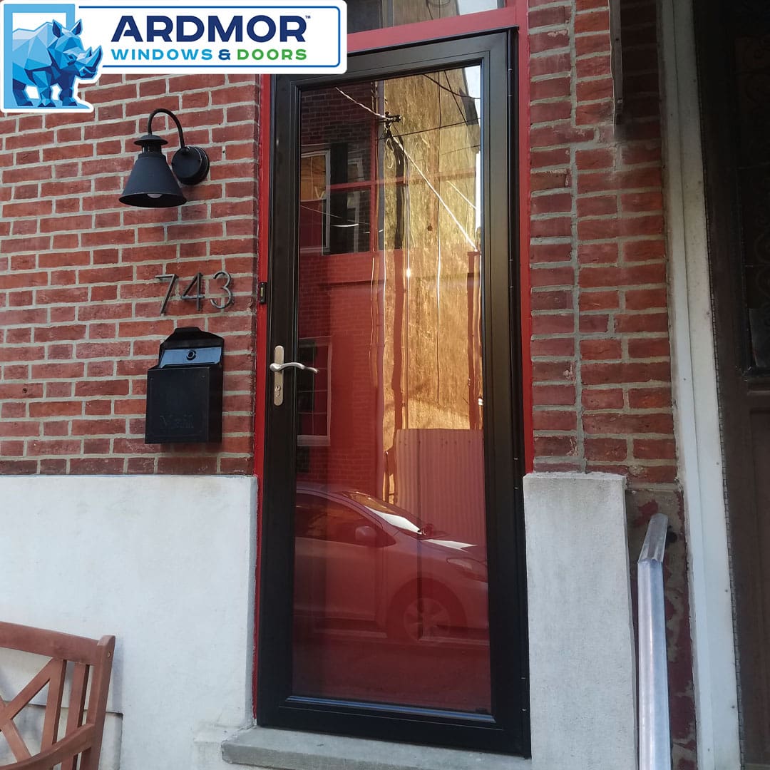 storm door installation