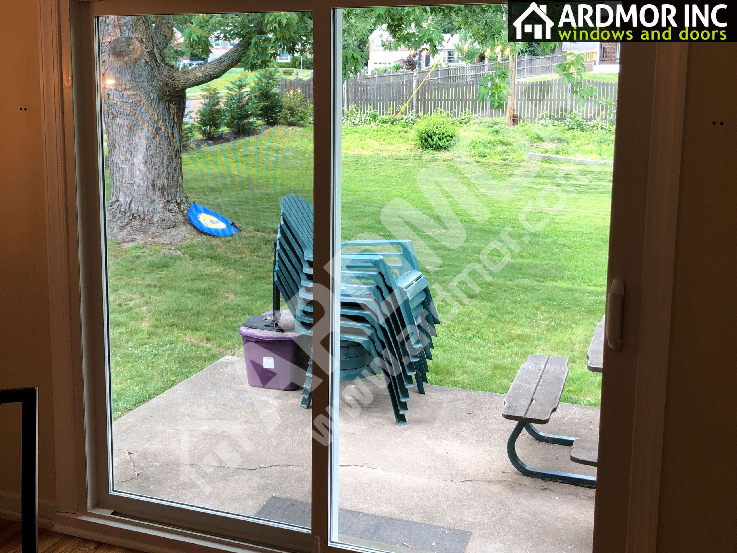 Replacing_Hinged_Door_with_Vinyl_Patio_Sliding_Door_in_Abington_PA_After