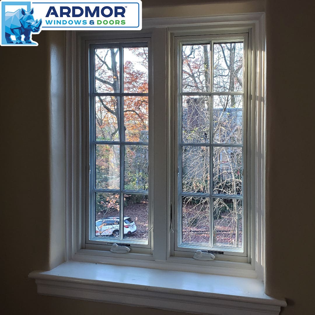 replacing metal window with andersen a series twincasement
