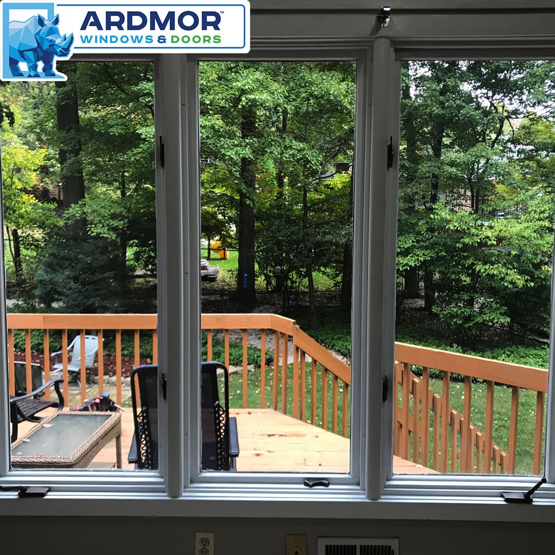 Triple Casement Vinyl Window