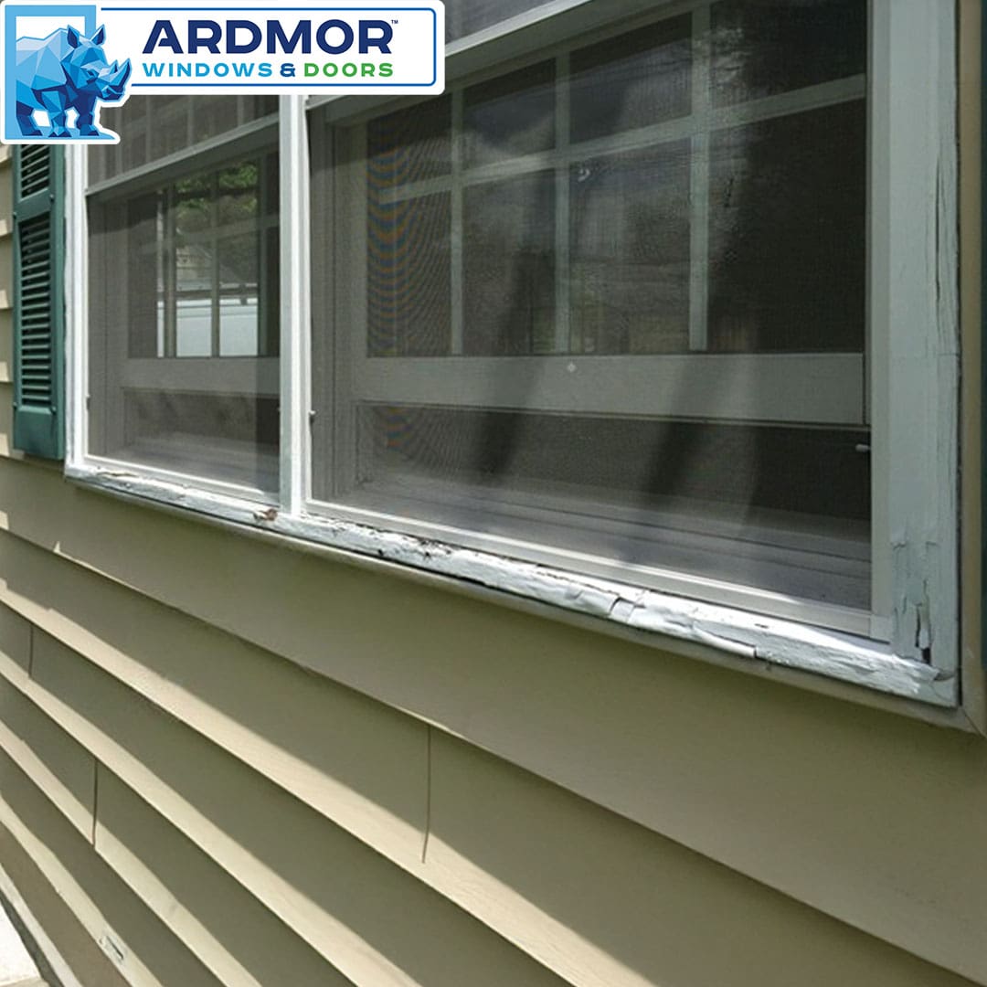 double hung wood window sill replacement