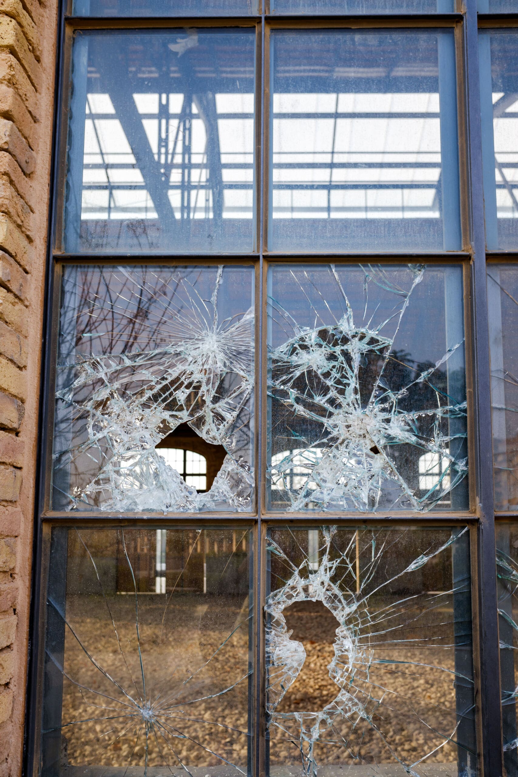 best way to temporarily fix a broken window