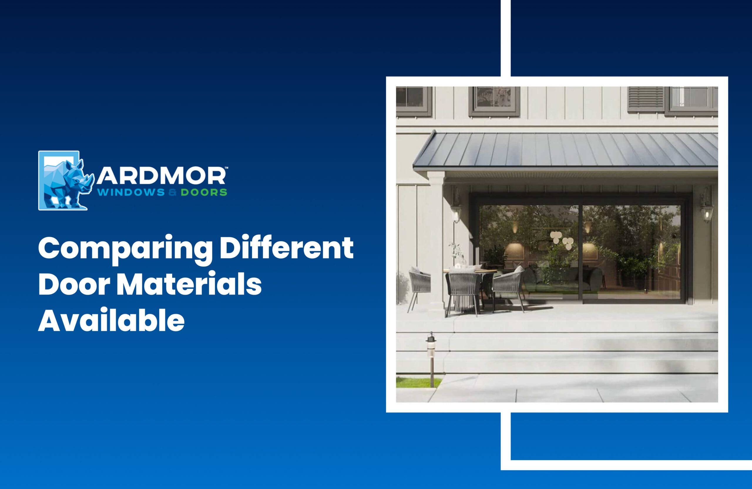 Comparing Different Door Materials Available Comparing Different Door Materials Available
